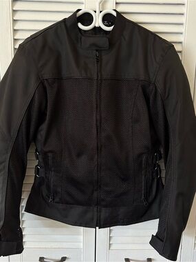 “Joe Rocket” Women’s Black Mesh Panel Motorcycle Jacket